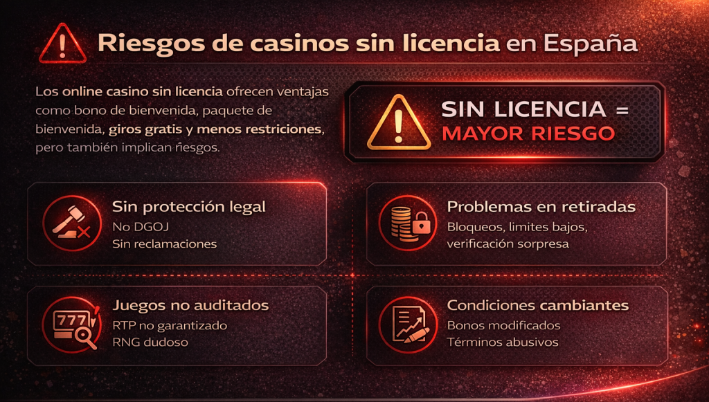 Casinos sin licencia en España